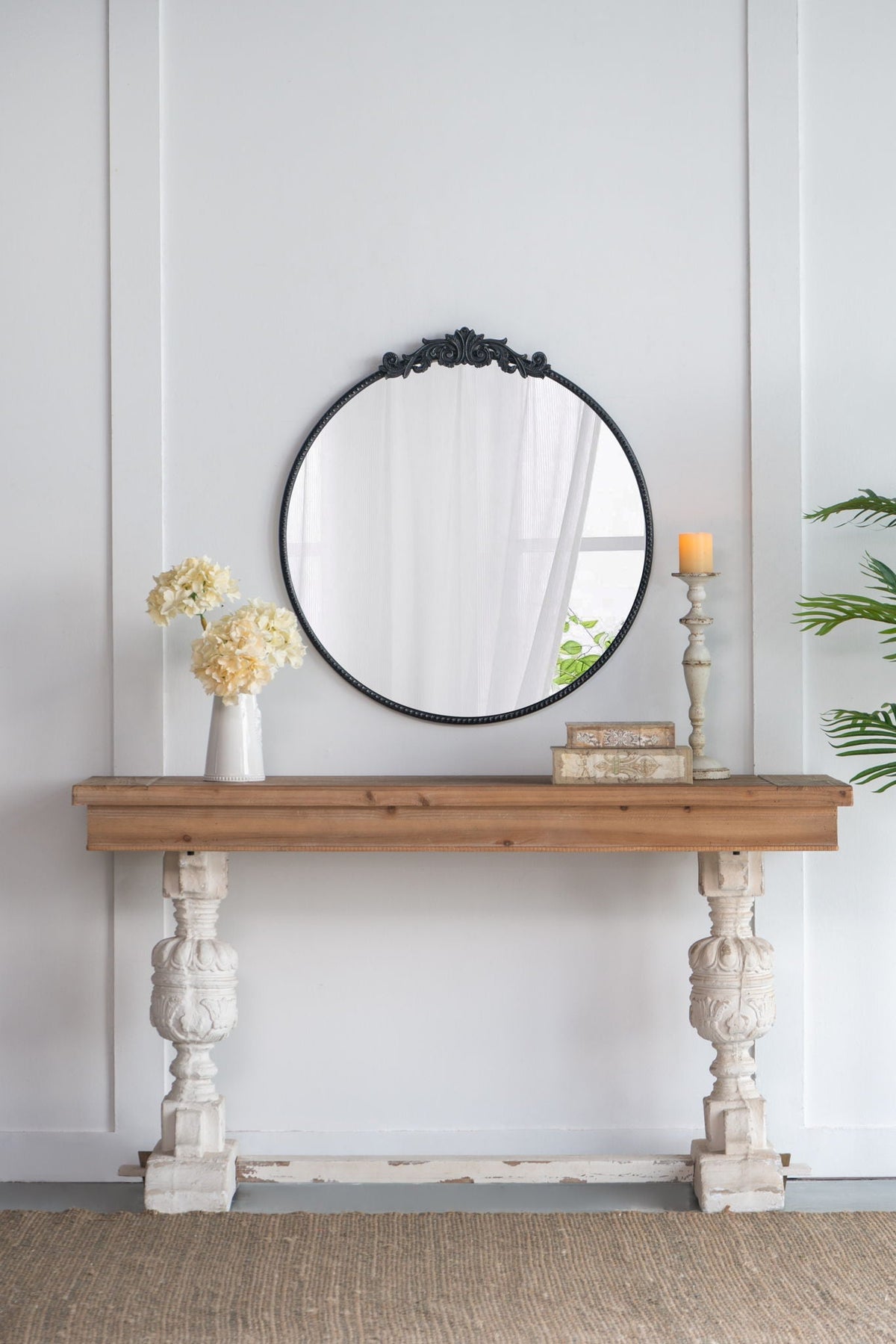 Classic Design Wall Mirror with Baroque-Inspired Frame – Gold or Black, photo 26 of 31