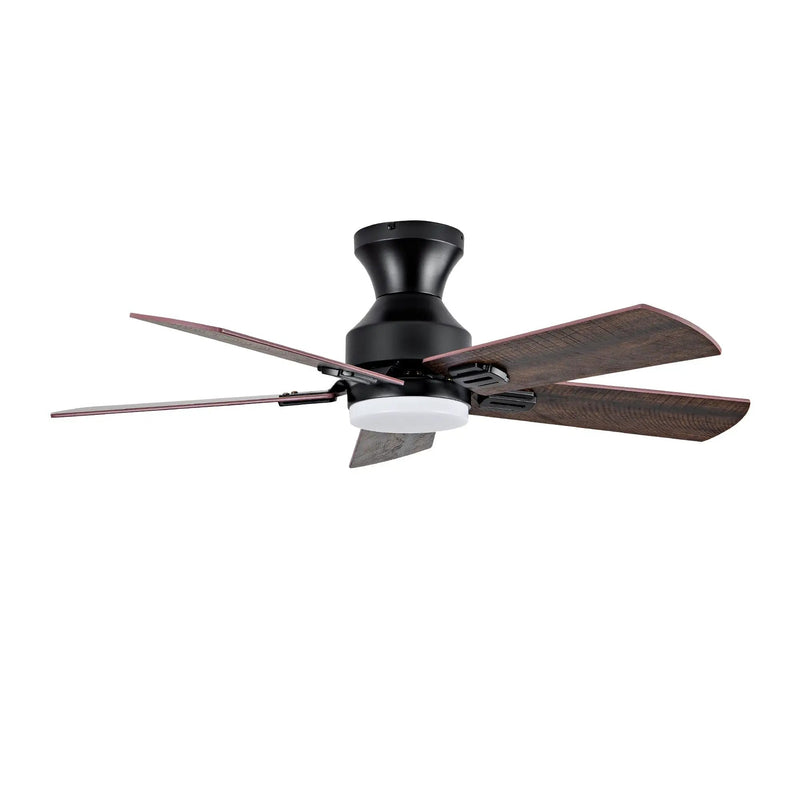 42 Inch Low Profile Ceiling Fan with Light and Remote Control by HouseOfZazla