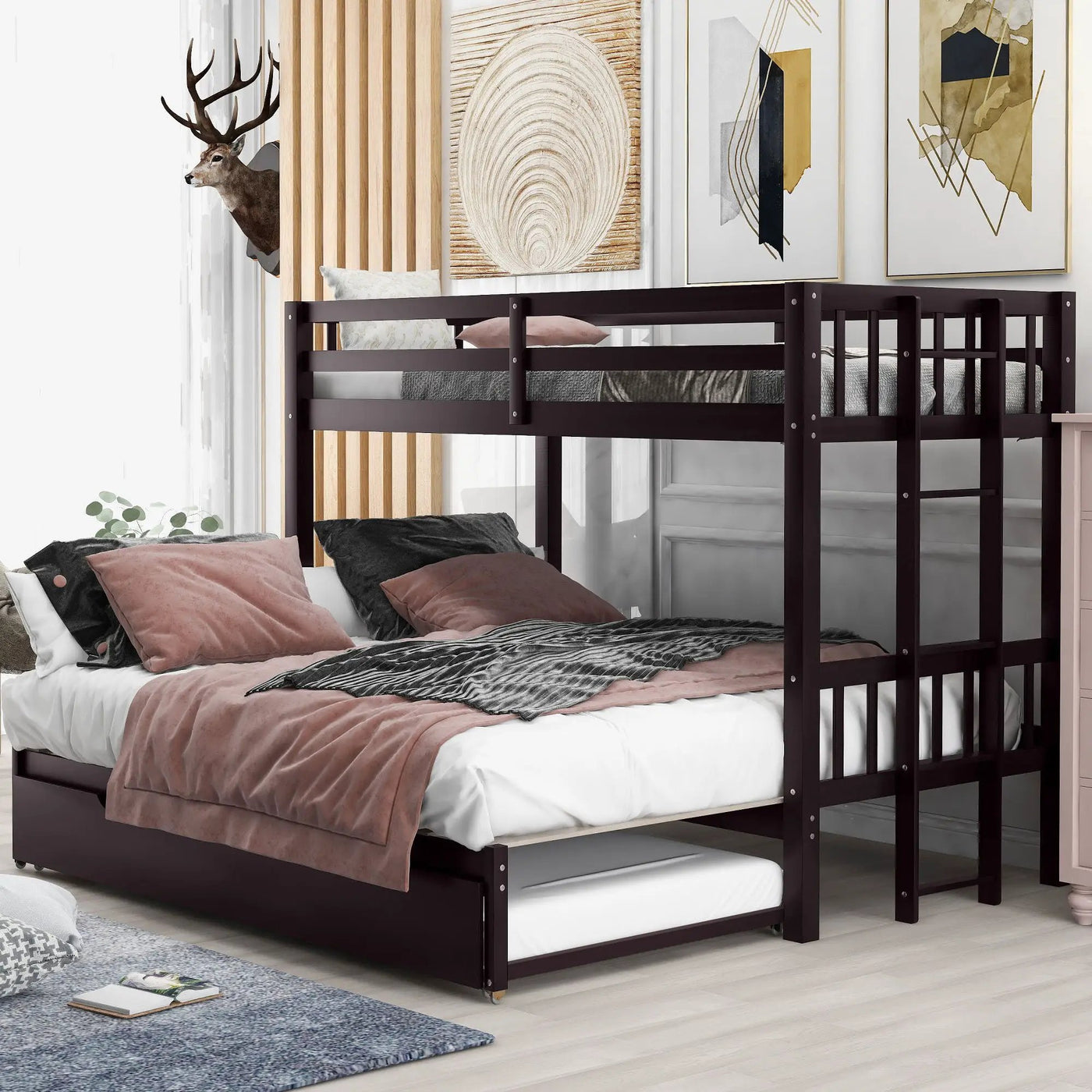 Smooth Mobility Bunk Bed With Trundle by HouseOfZazla