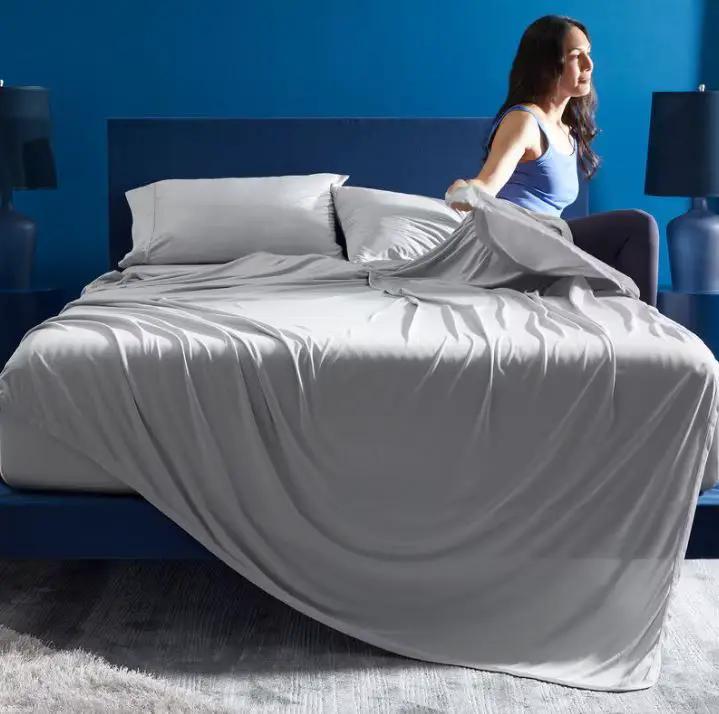 BedGear Dri-Tec Sheet Set, Grey, Full by HouseOfZazla