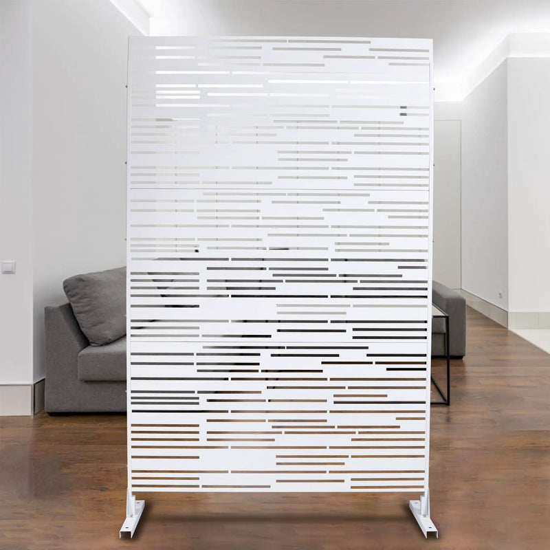 Outdoor & Indoor Freestanding Metal Privacy Screen by HouseOfZazla