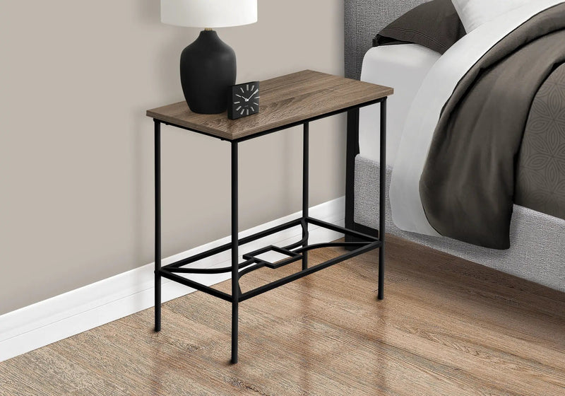 Accent Side Table, Narrow, Small, 2 Tier, Elegant Design by Unique Piece Furniture