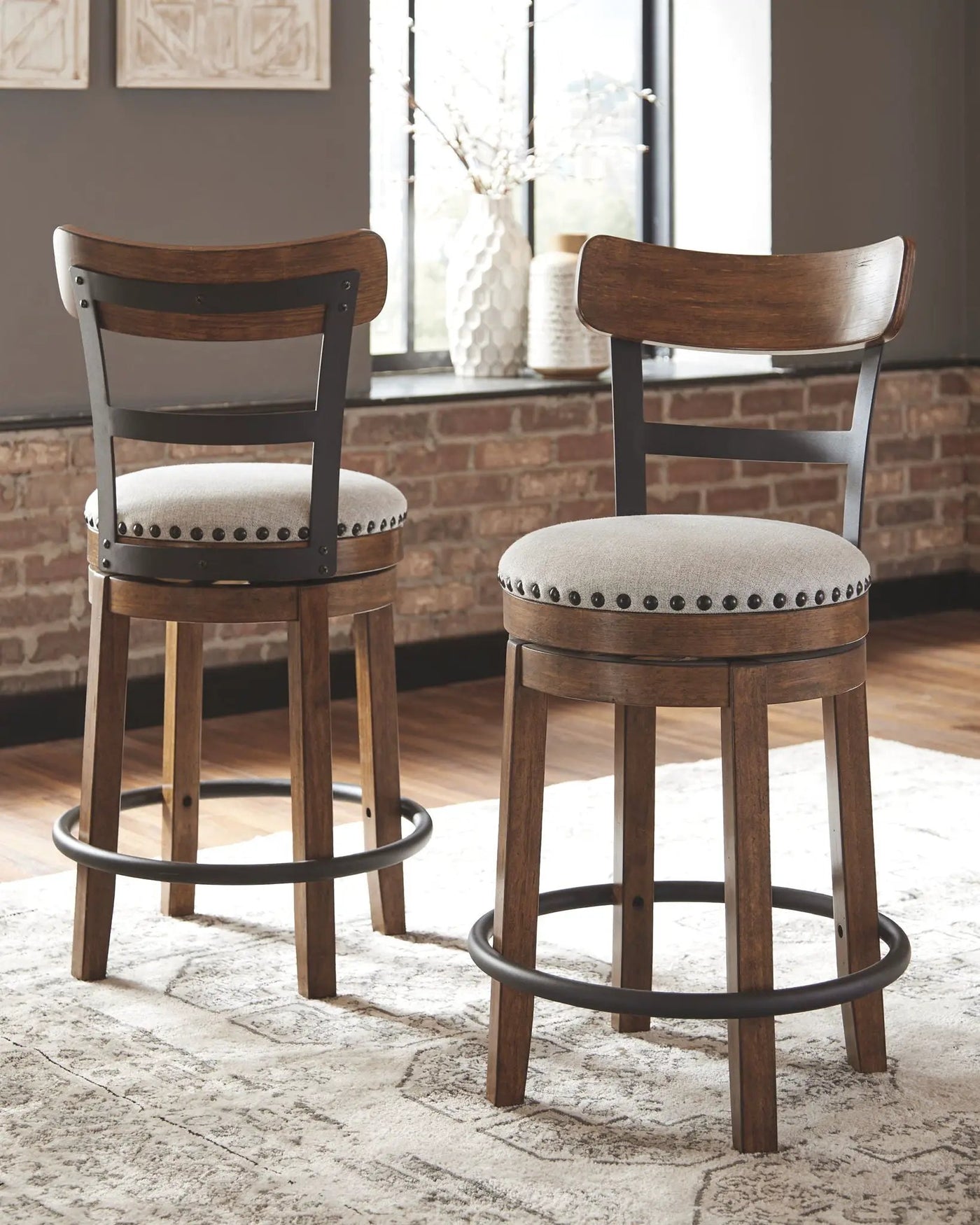 Valebeck - Counter Height Table Set by Unique Piece Furniture
