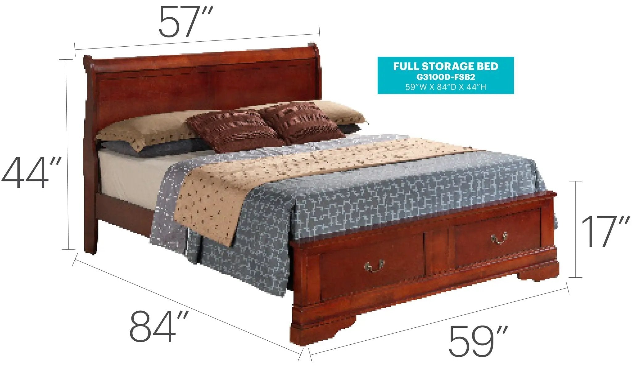 Upholstered Panel Sleigh Bed Design by Unique Piece Furniture