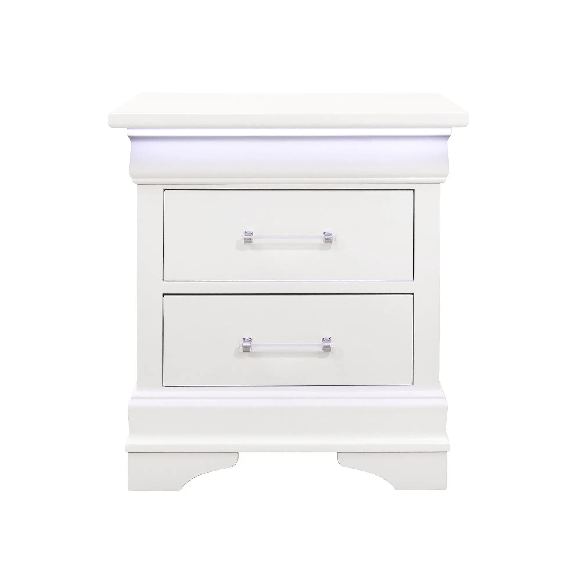 Charlston - Nightstand With LED by Unique Piece Furniture