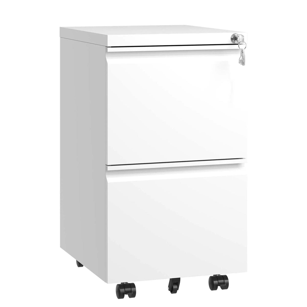 Metal Drawer Mobile File Cabinet With Lock For Home Office Organizer by HouseOfZazla
