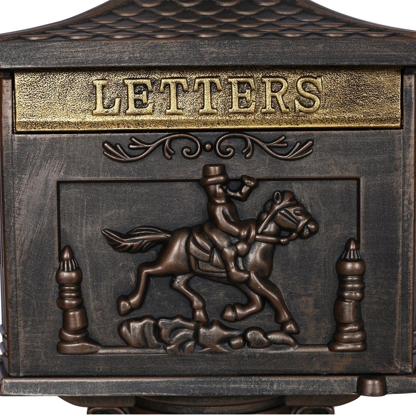 Cast Aluminum Mail Box, Postal Box, Mailbox by HouseOfZazla