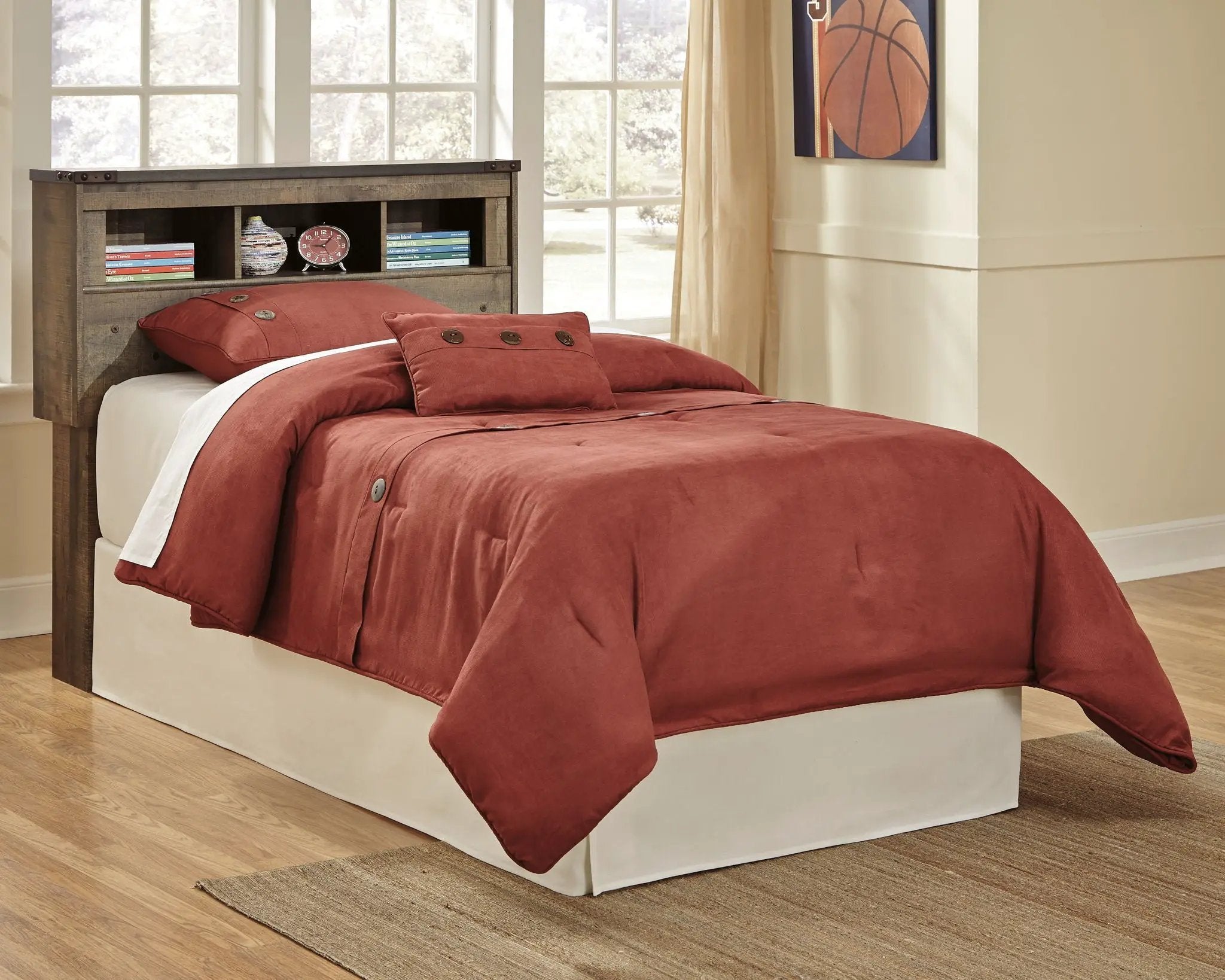 Trinell - Youth Bookcase Headboard by Unique Piece Furniture