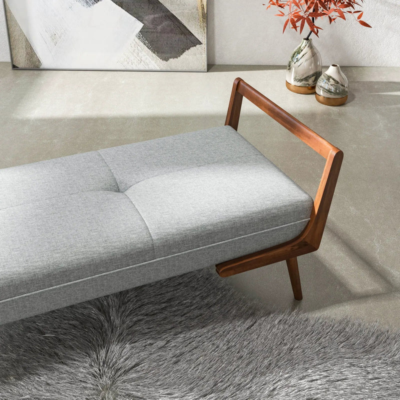 Cora - Bench - Gray by Unique Piece Furniture