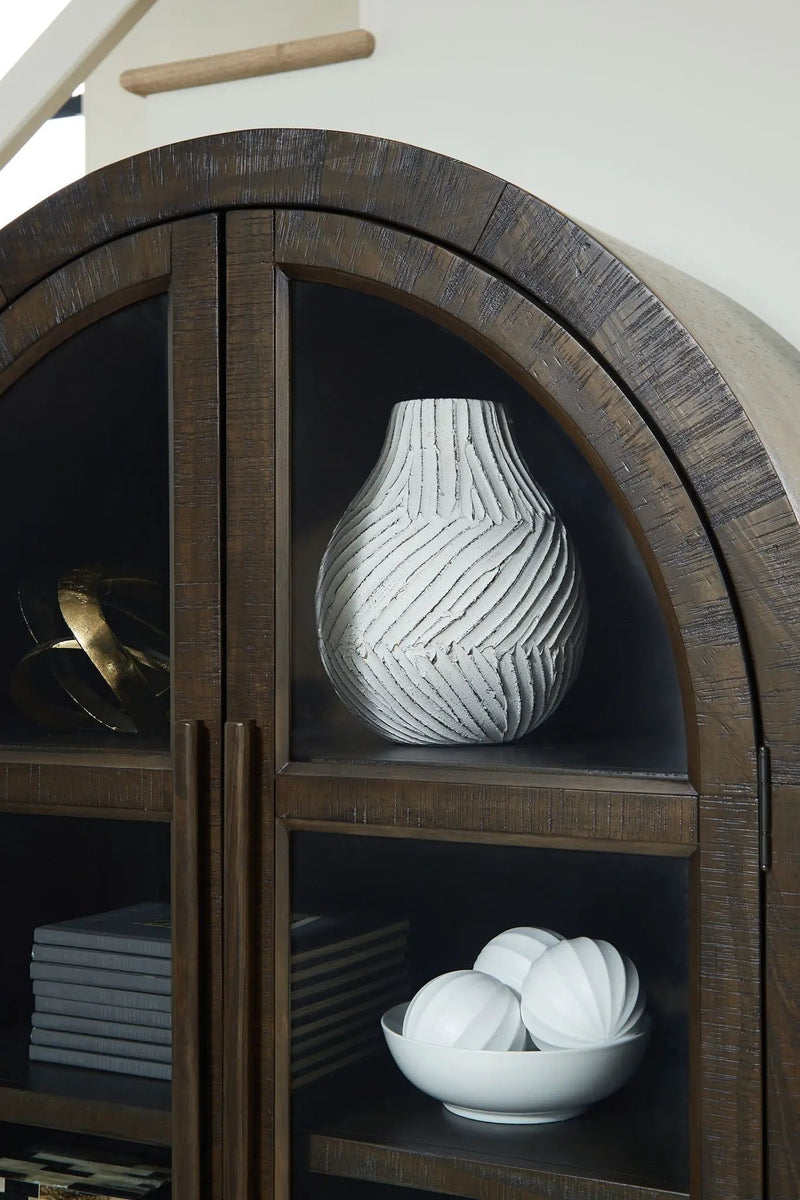 Benhall - Accent Cabinet - Dark Brown by Unique Piece Furniture