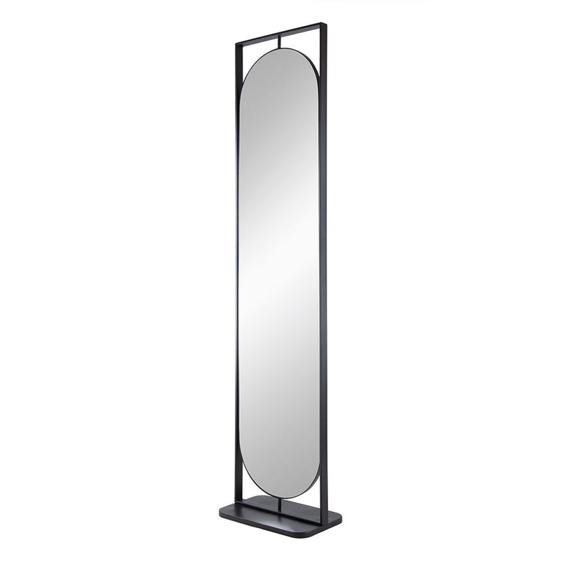 Full Length Standing Mirror, 360° Swivel Floor Mirror For Bedroom - Black, photo 5 of 11