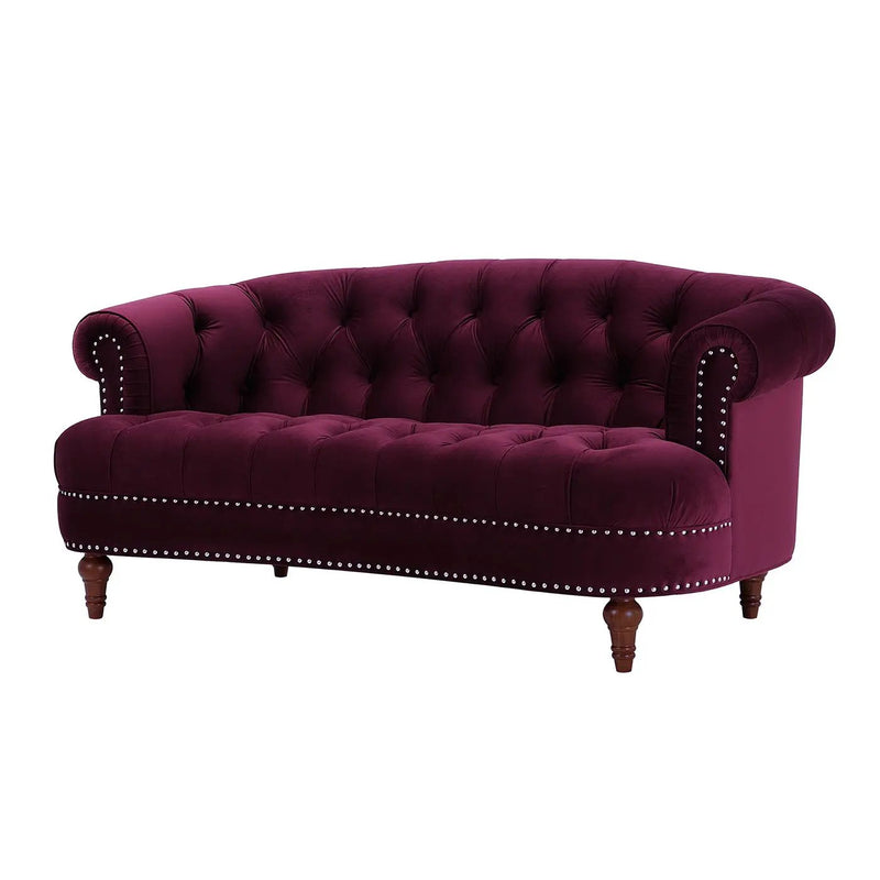 La Rosa - Victorian Chesterfield Loveseat by HouseOfZazla