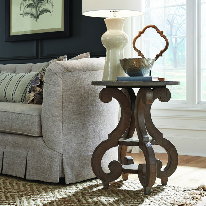 Tinley Park - Round Accent End Table - Dove Tail Gray, photo 6 of 6