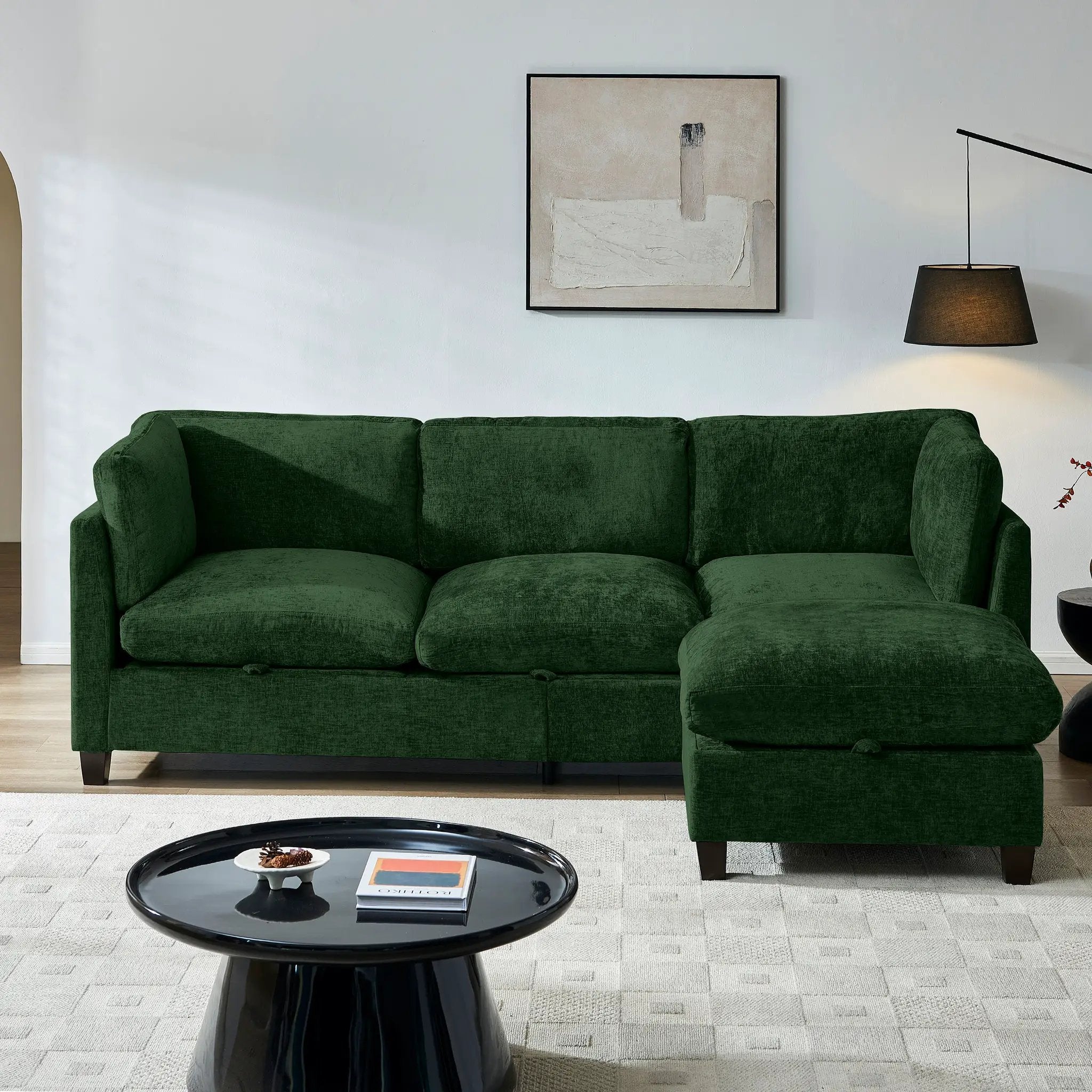 96.5" Sectional Couch for Living Room by HouseOfZazla