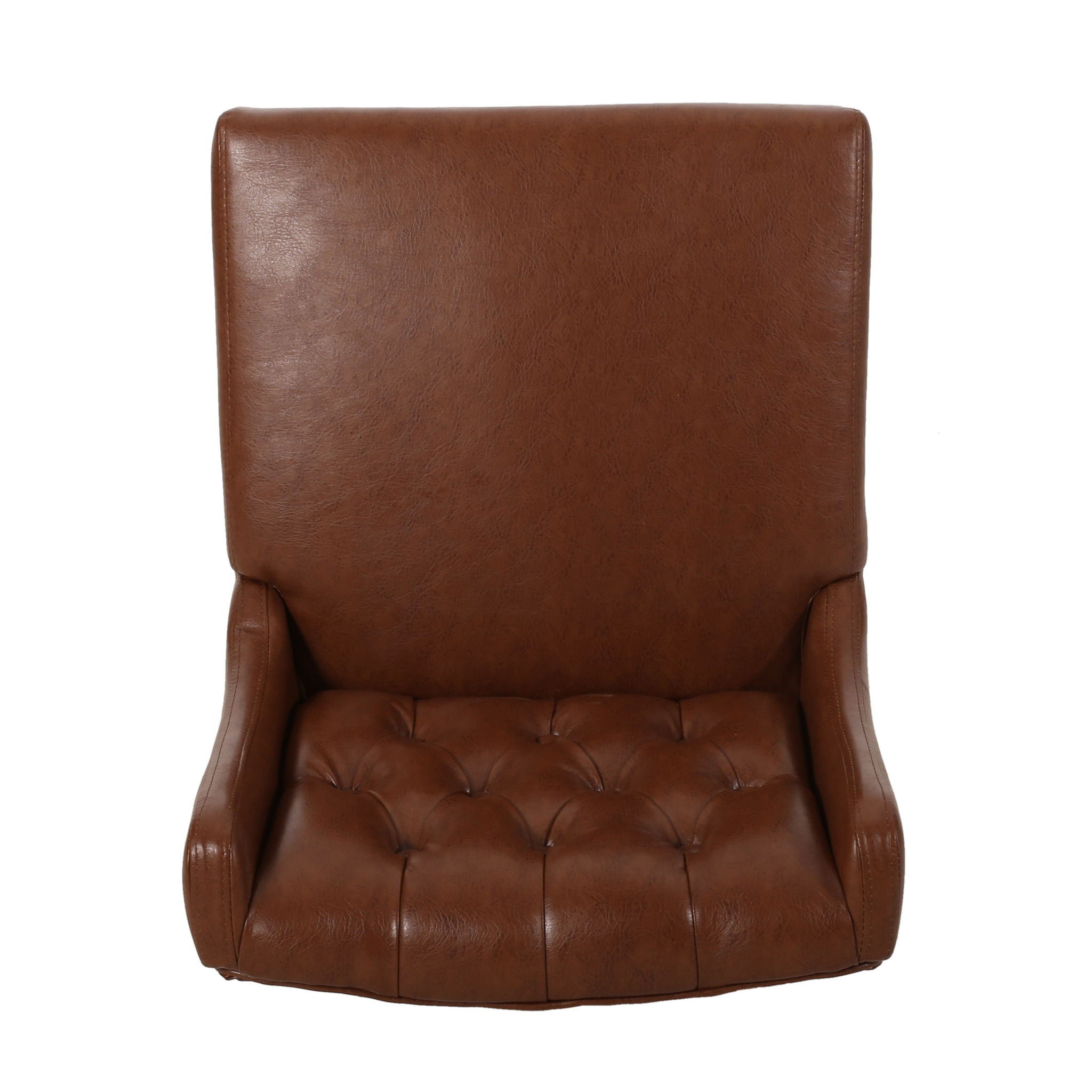 Solstara Upholstered Dining Barstool with Button Tufted and Wing Back by HouseOfZazla