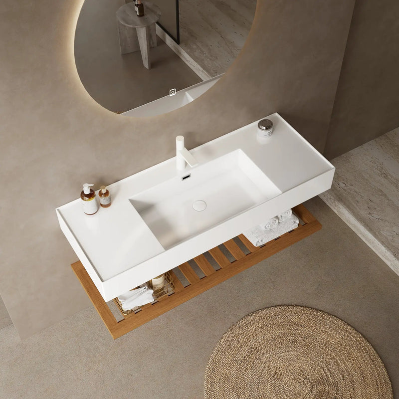 LEDE 48" Bathroom Vanity with Vessel Sink by HouseOfZazla