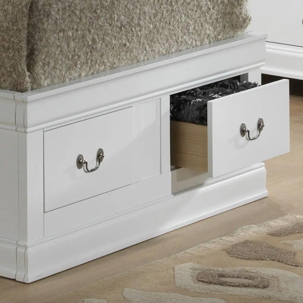 Traditional Style Bookcase Storage Bed by Unique Piece Furniture