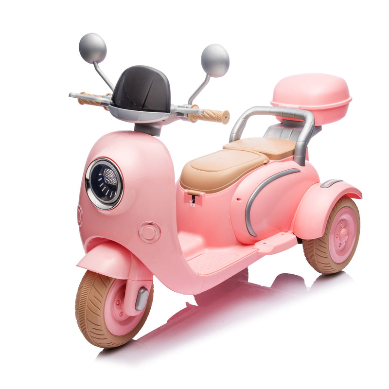 12V Two Motors Kids Ride On Two-Seater Electric Motorcycle by HouseOfZazla
