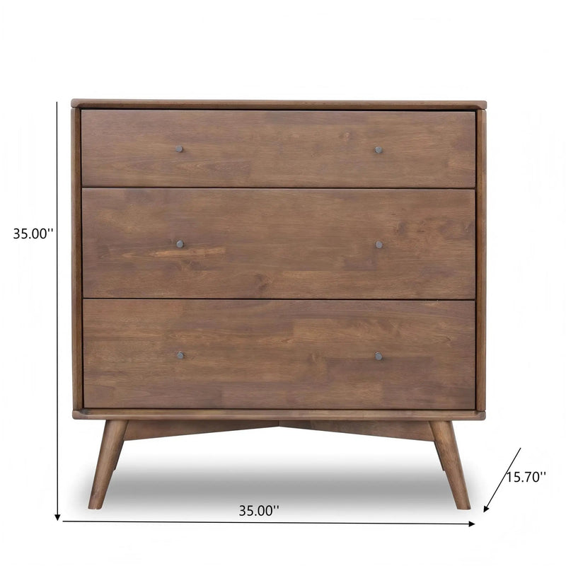 Caroline - Dresser 3 Drawer - Brown / Wood by Unique Piece Furniture