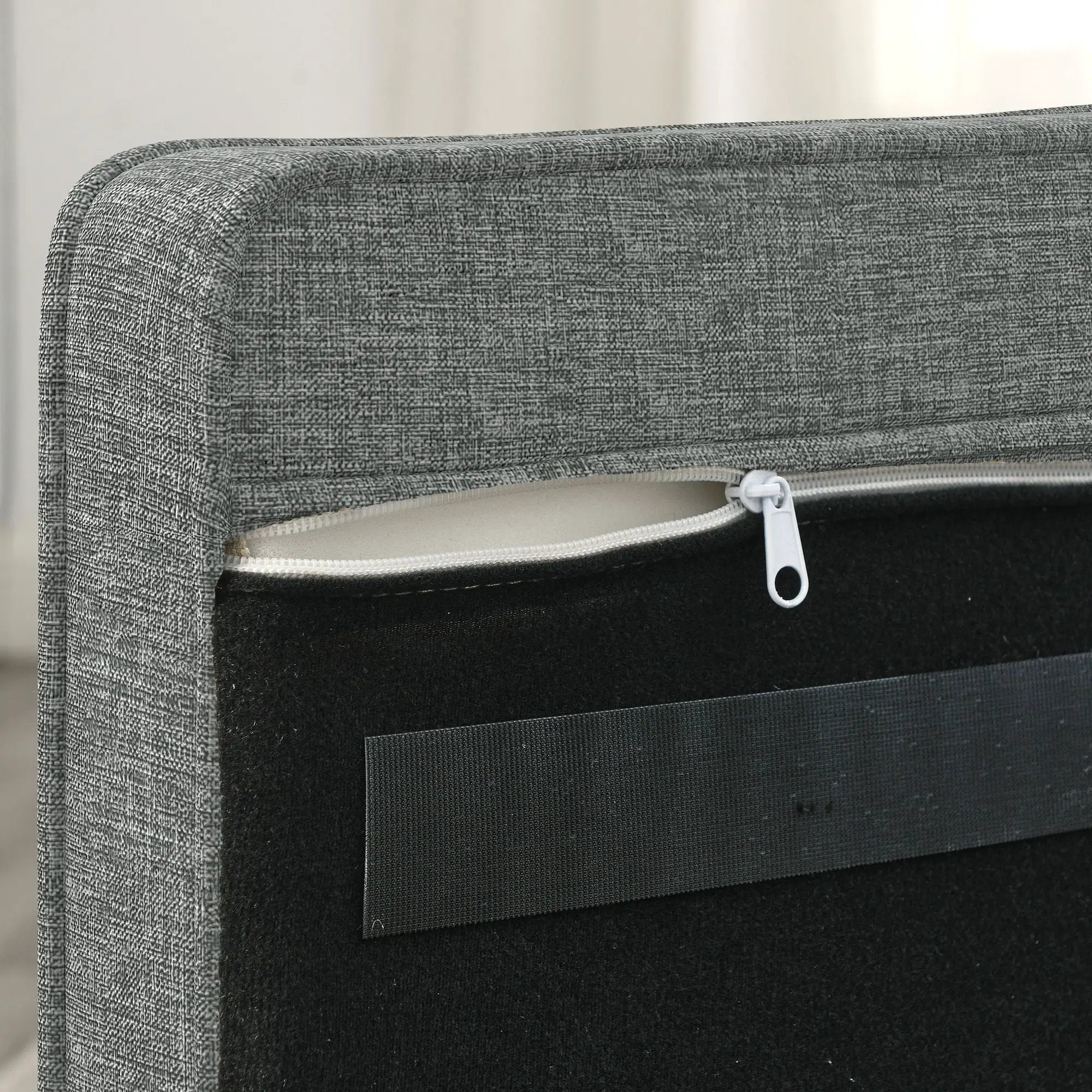 Modern Elegant Rectangle Pet Bed, Durable Elevated Dog Sofa by HouseOfZazla