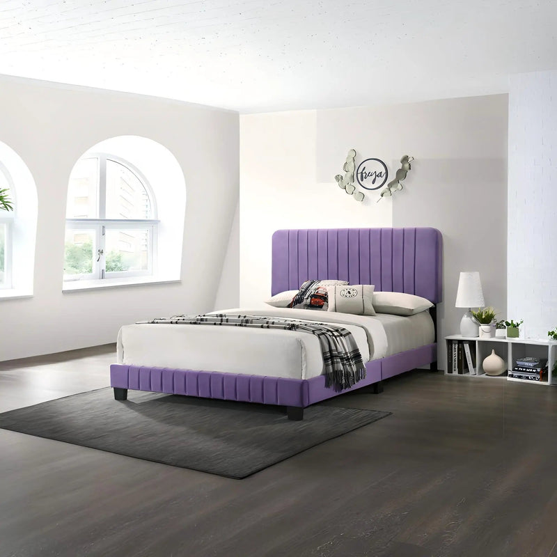 Channel Tufted Bed by Unique Piece Furniture
