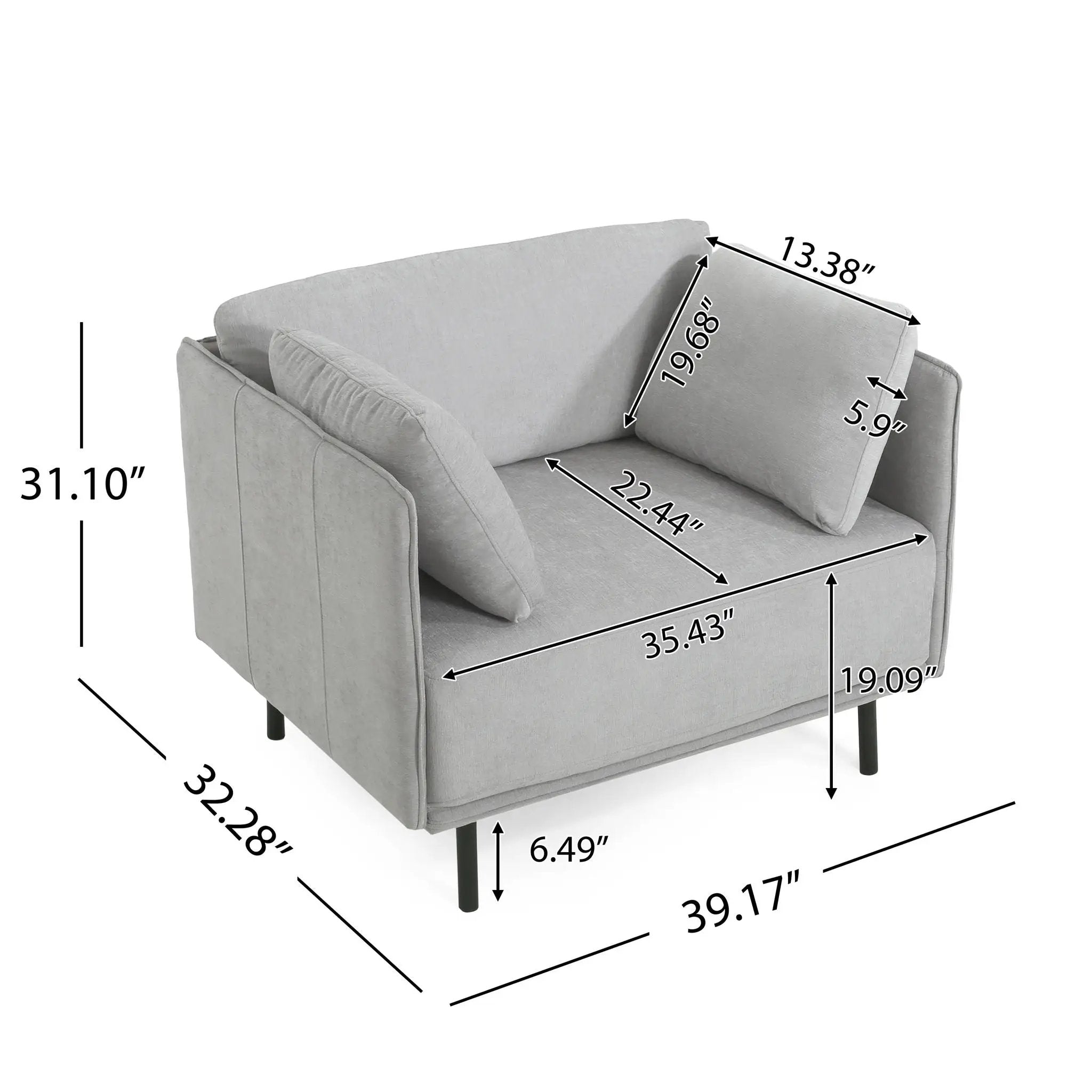 Vintage Modern Aesthetic Appeal Lounge Chair by HouseOfZazla