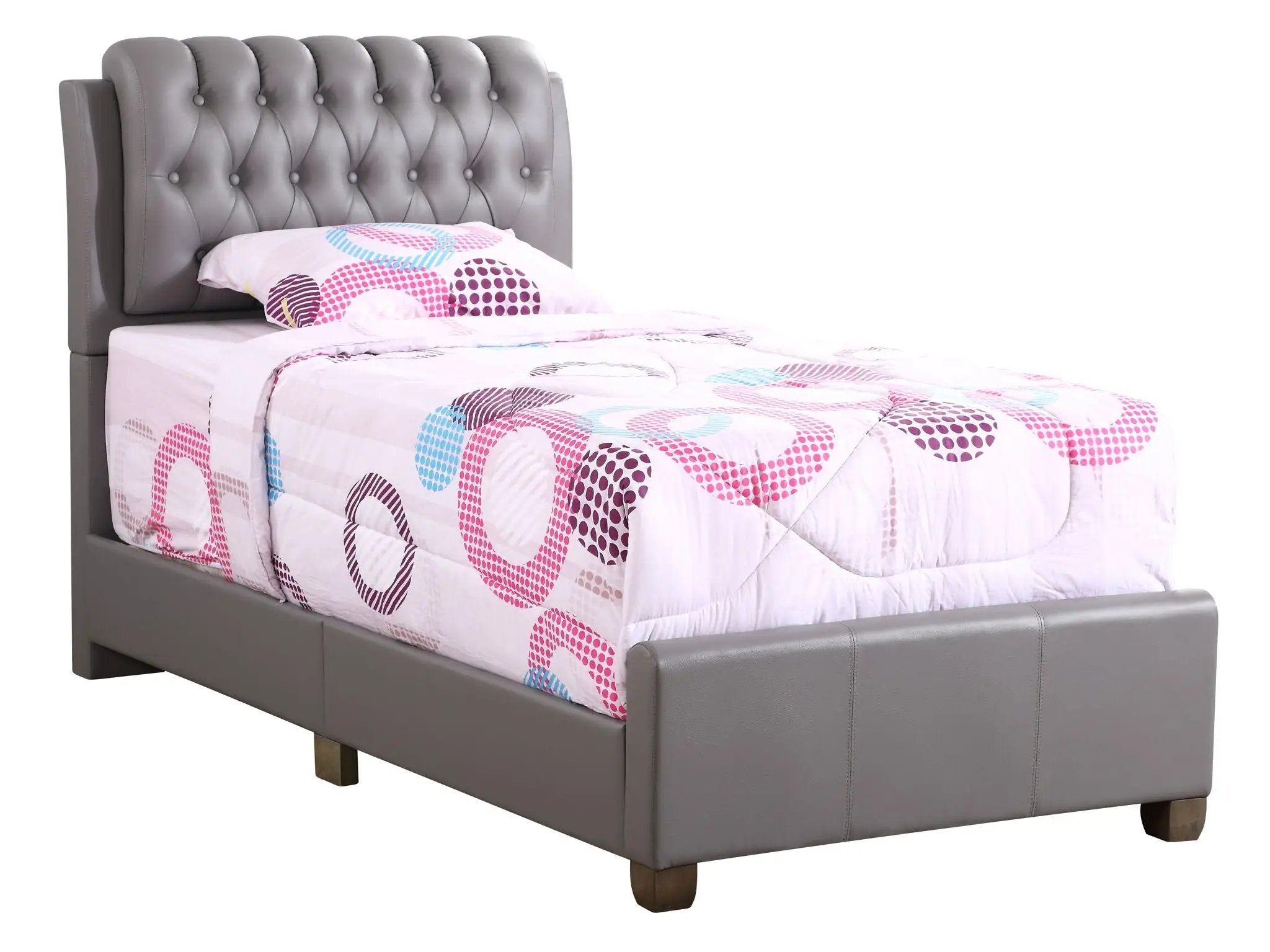 Tufted Upholstered Bed by Unique Piece Furniture