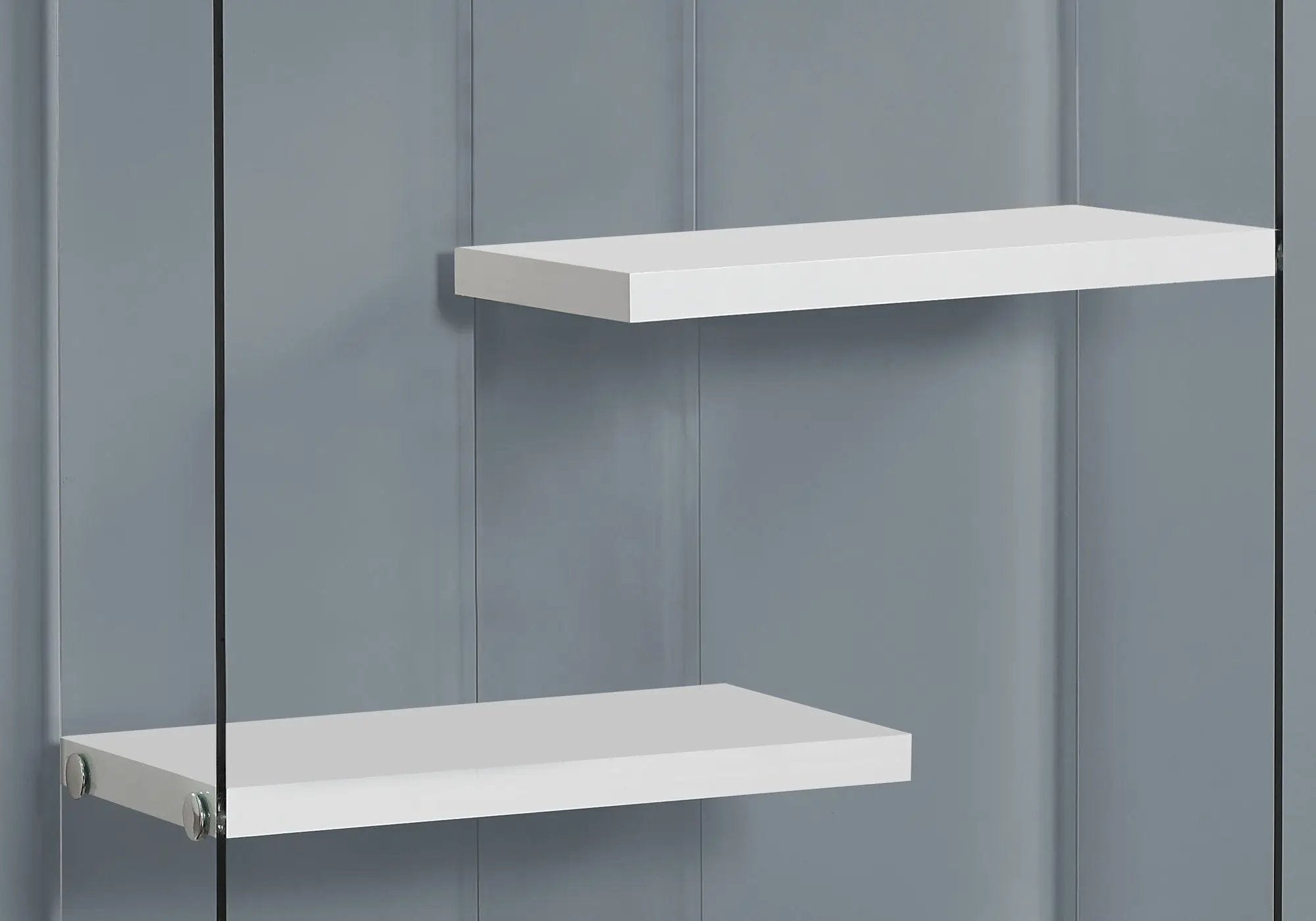 Bookshelf, Bookcase, Etagere, 5 Tier, Office, Glossy Contemporary & Modern - White by Unique Piece Furniture