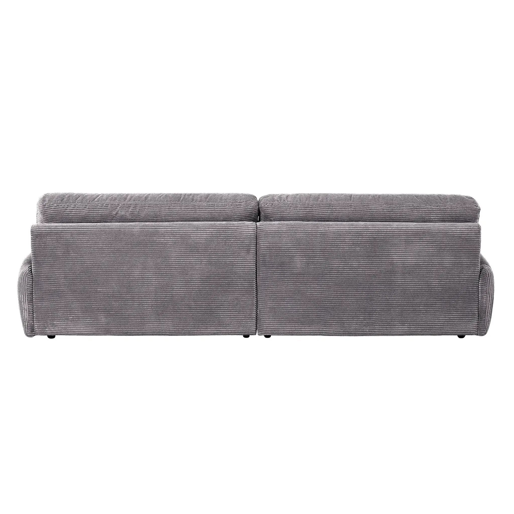 Cadenza - Corduroy Sofa - Gray by Unique Piece Furniture