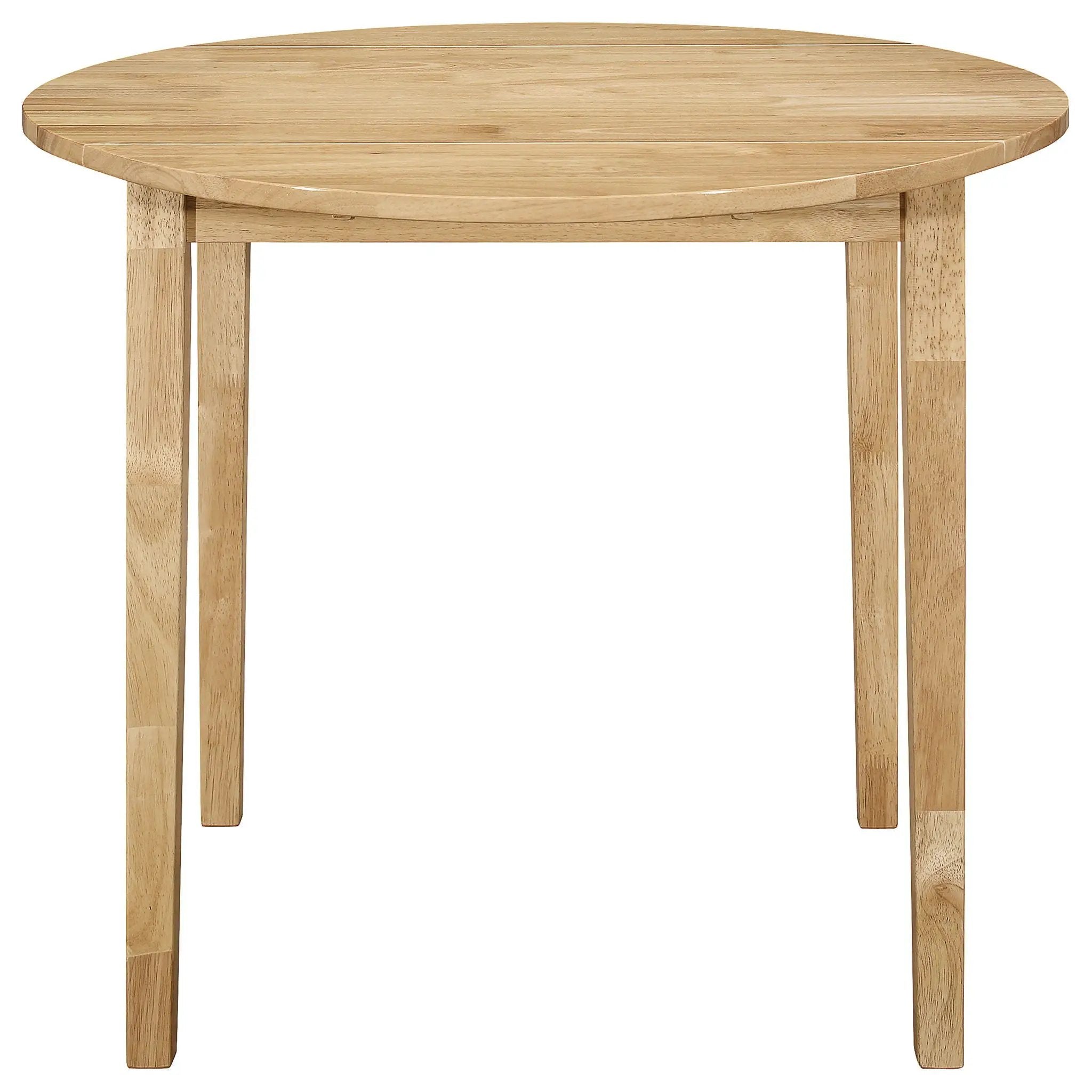 Bucknell 3-piece Round Drop Leaf Dining Table Set Natural by Unique Piece Furniture