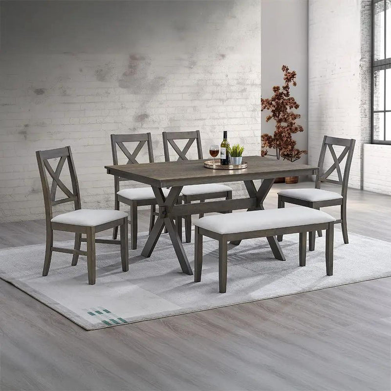 Marit - Dining Table - Gray by Unique Piece Furniture