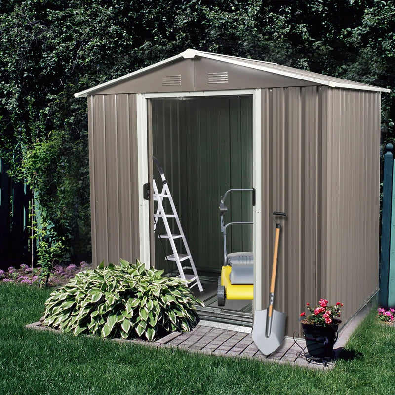 Outdoor Metal Storage Shed by HouseOfZazla
