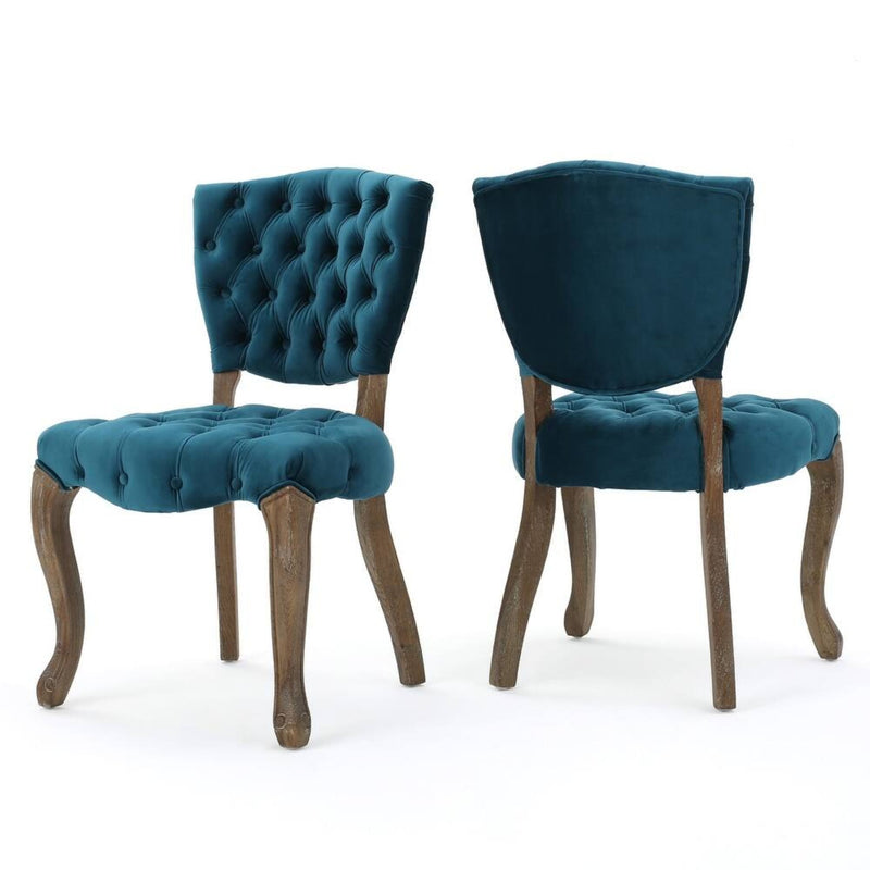 KD Tufted Chair Set of 2, photo 4 of 10