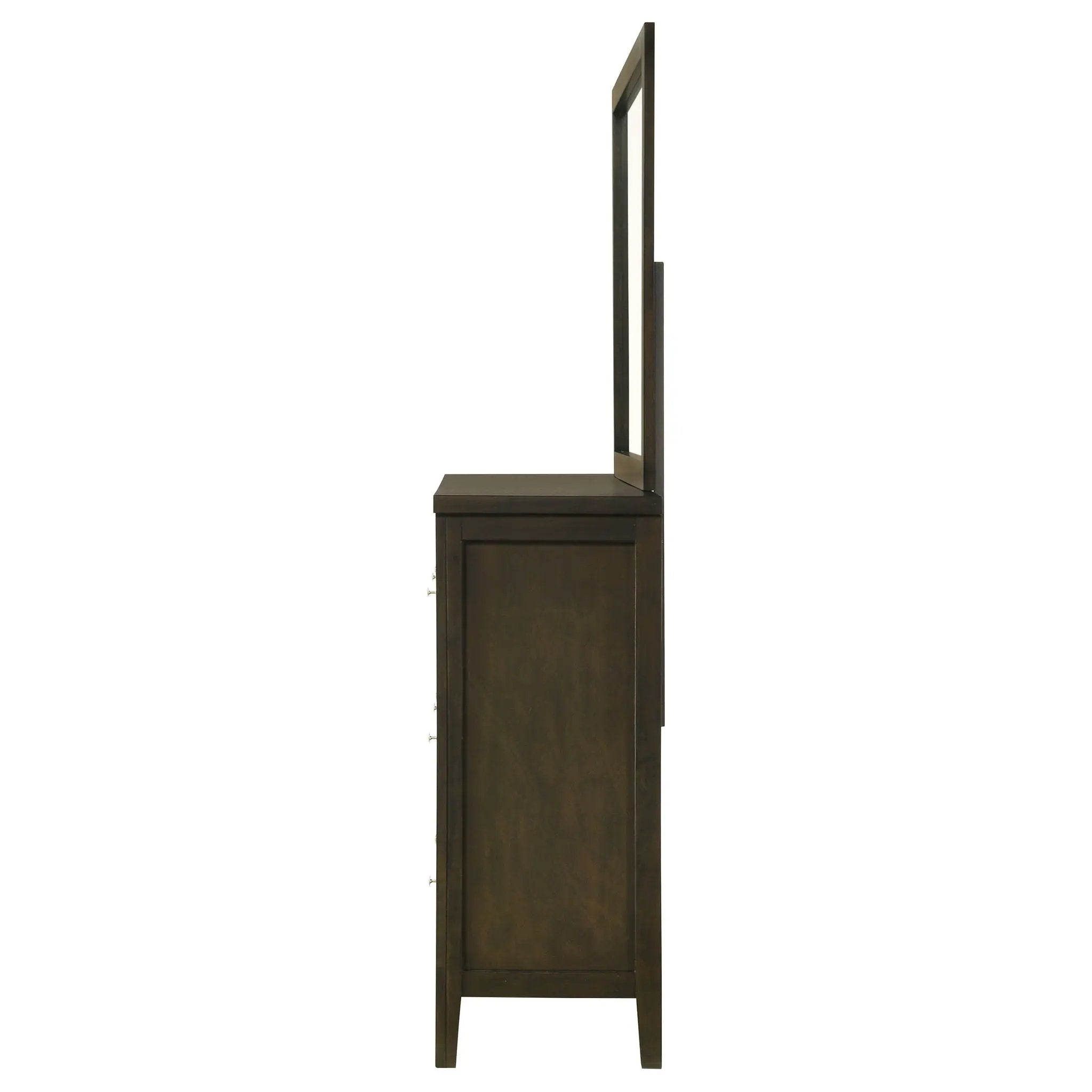 Wilkes 6-drawer Dresser and Mirror Dark Cocoa by Unique Piece Furniture