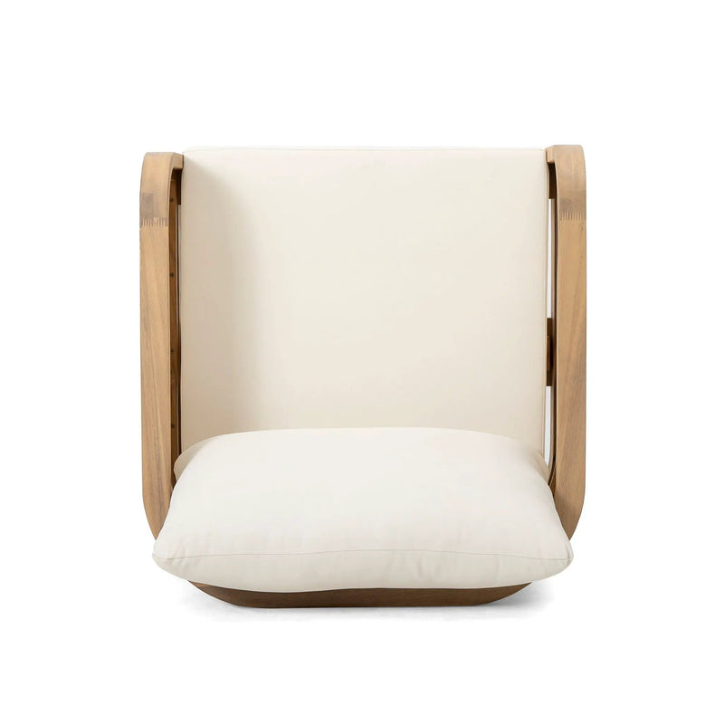 Outdoor Acacia Wood Patio Club Chair by HouseOfZazla