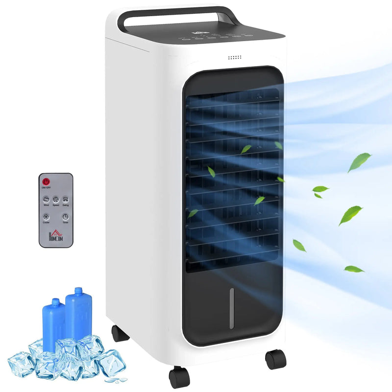 HOMCOM 26" Evaporative Air Cooler with Ice Packs by HouseOfZazla