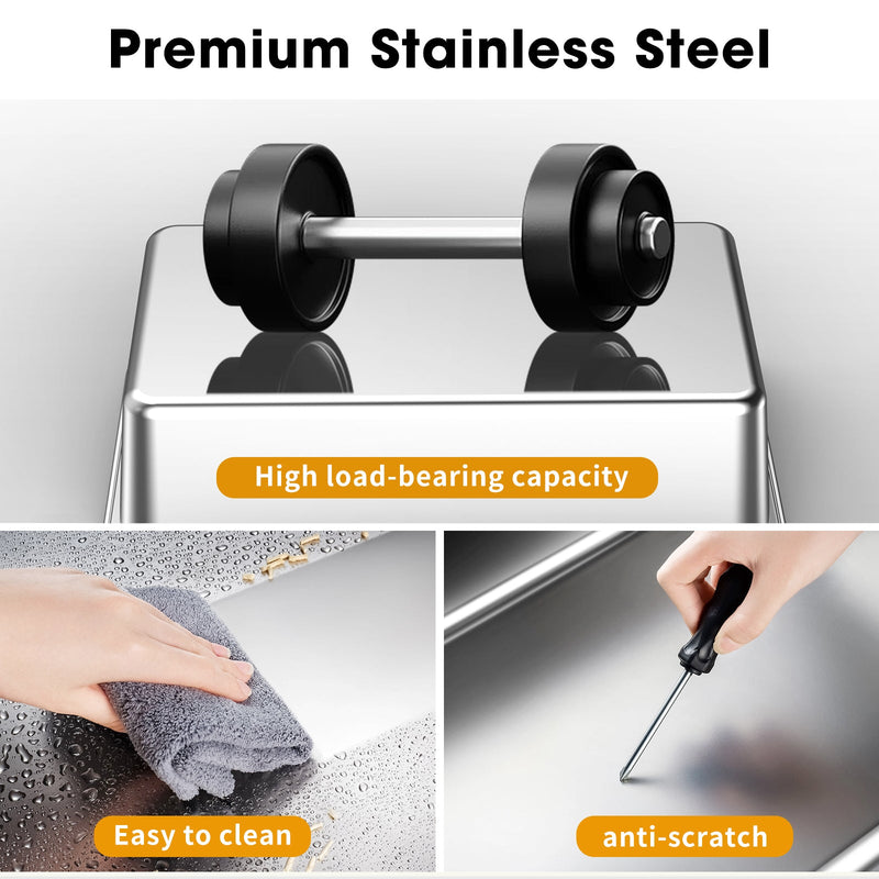 Stainless Steel Cat Litter Box with Easy Clean Surface - Silver, photo 3 of 9