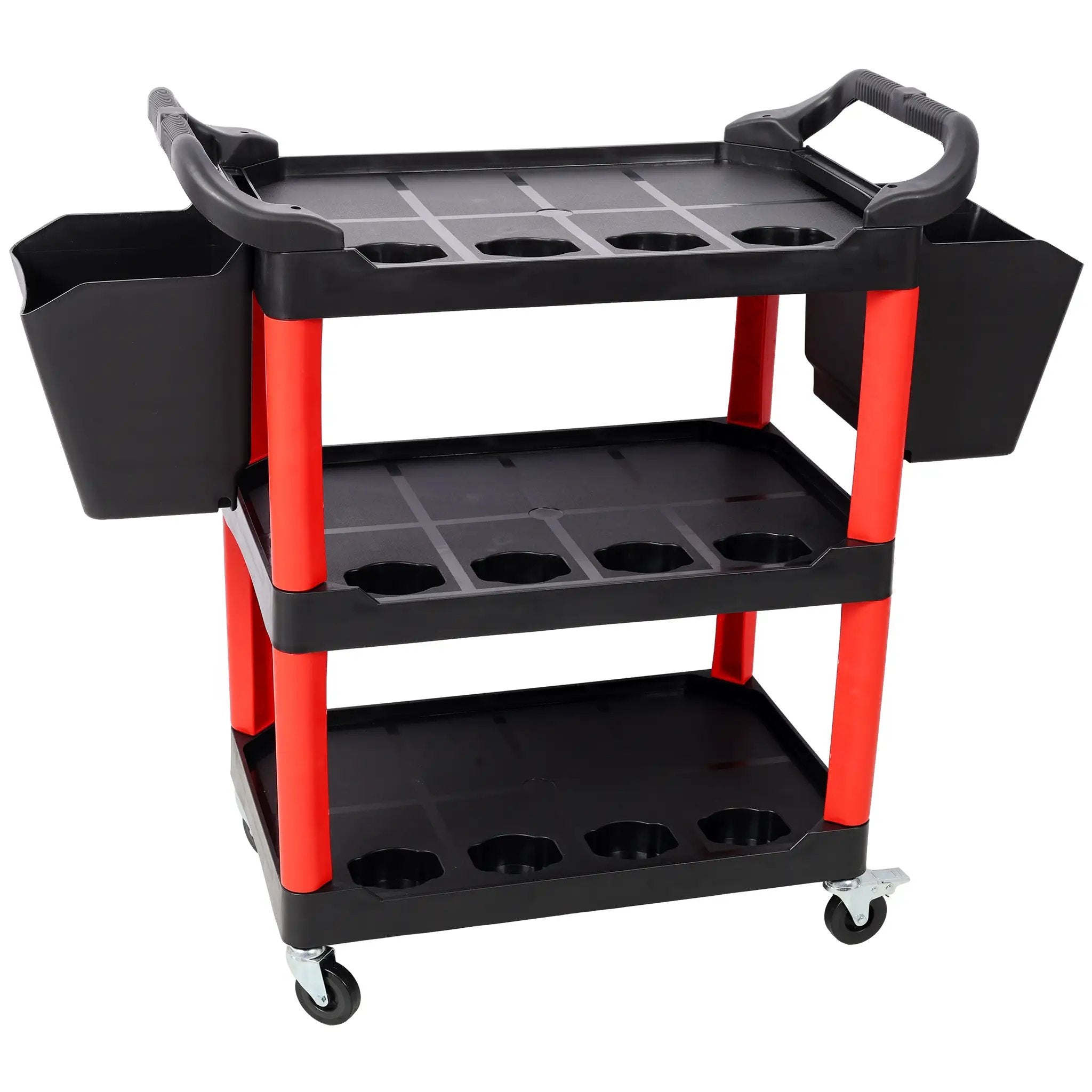 3 Tier Rolling Auto Detail Cart With Wheels by HouseOfZazla