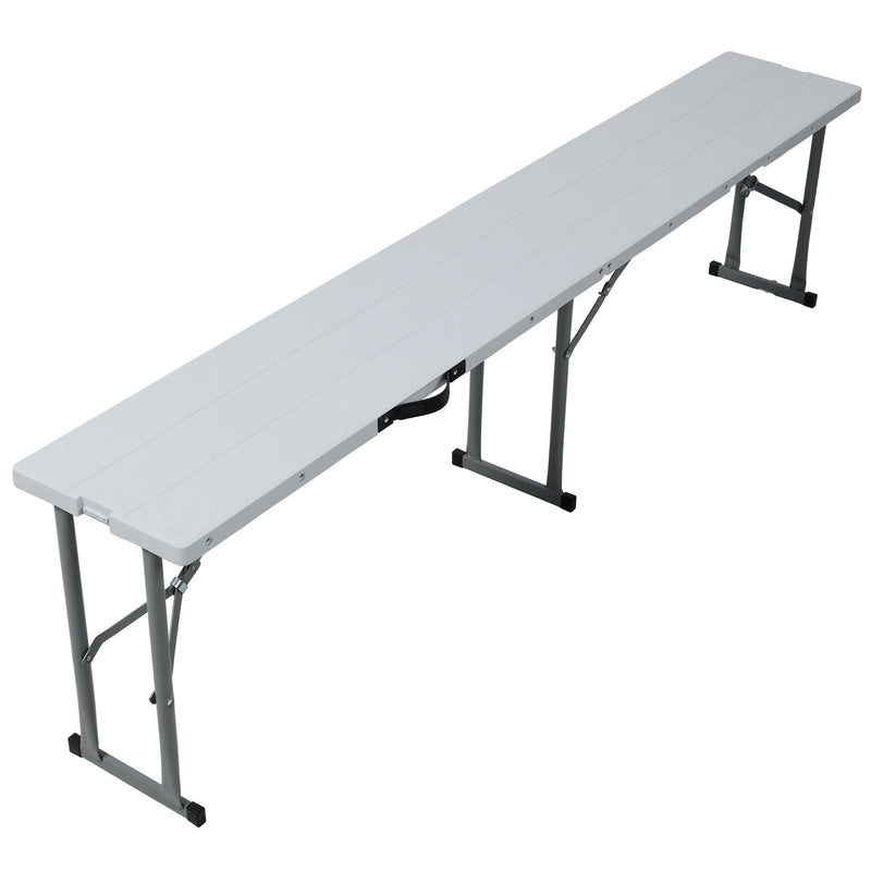 70 Inch Portable Folding Picnic Table Set with 2 Benches, photo 8 of 10