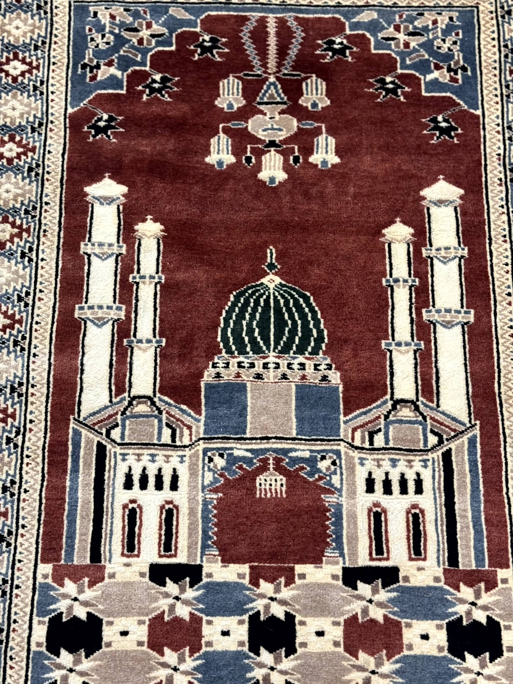 Small Pakistani Bokhara Prayer Rug 2.7 x 4 by Jewel Rugs