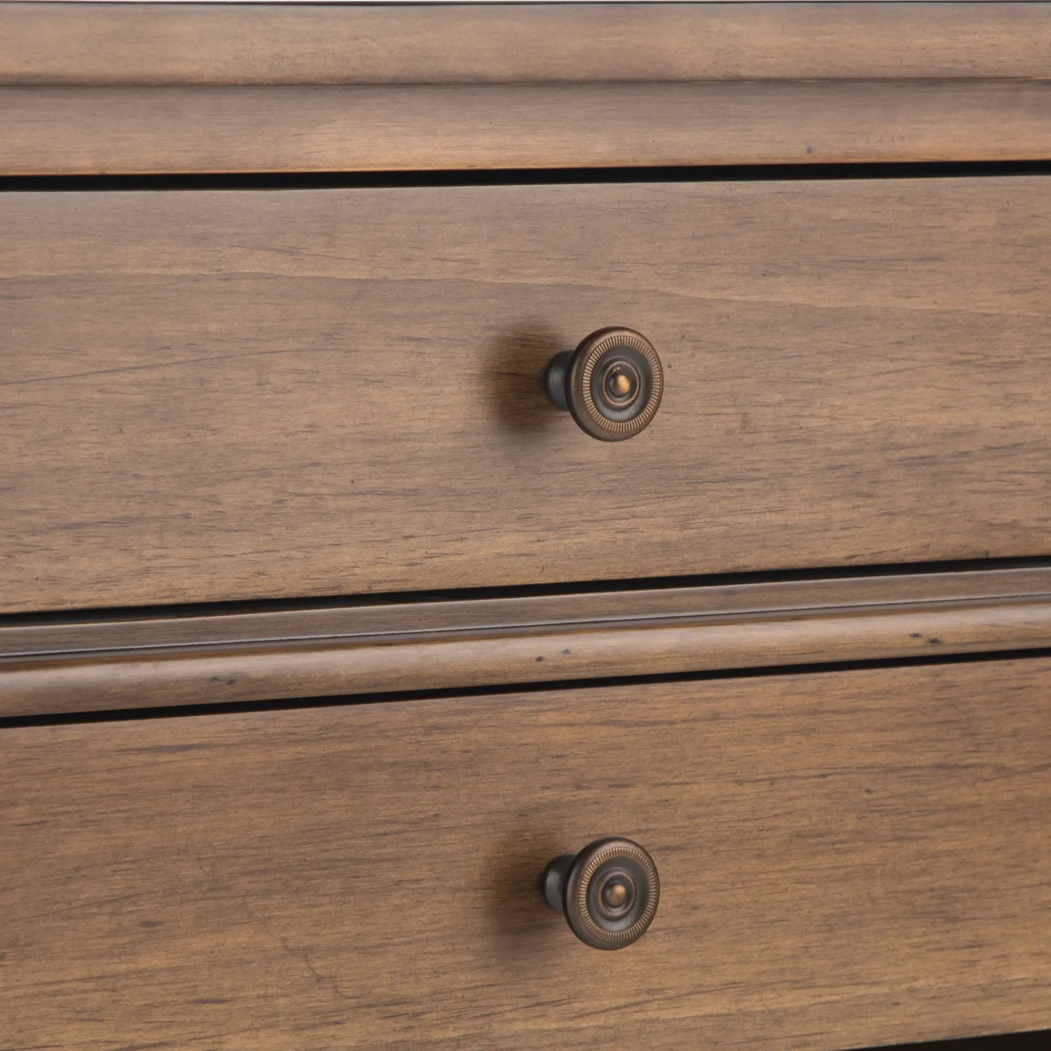 Carlton - Bedside Table - Rustic Natural Aged Brown by HouseOfZazla