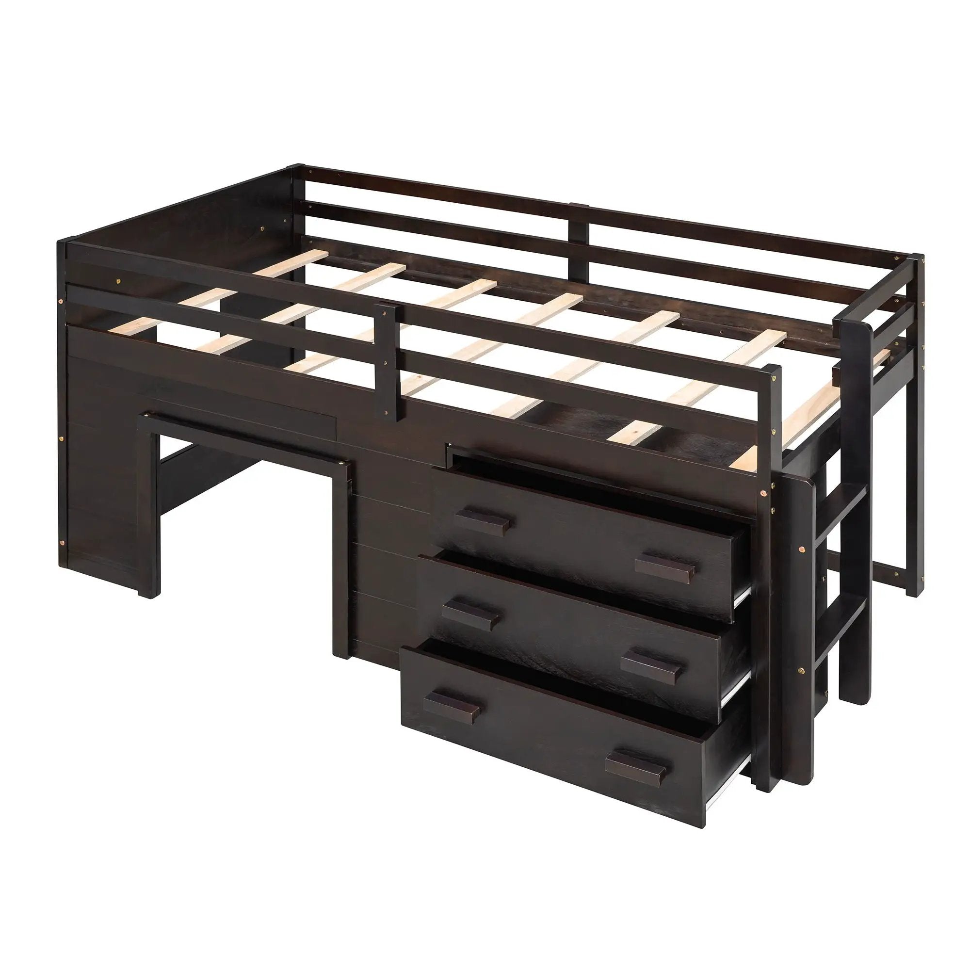 Loft Bed With Cabinet And Shelf by Unique Piece Furniture