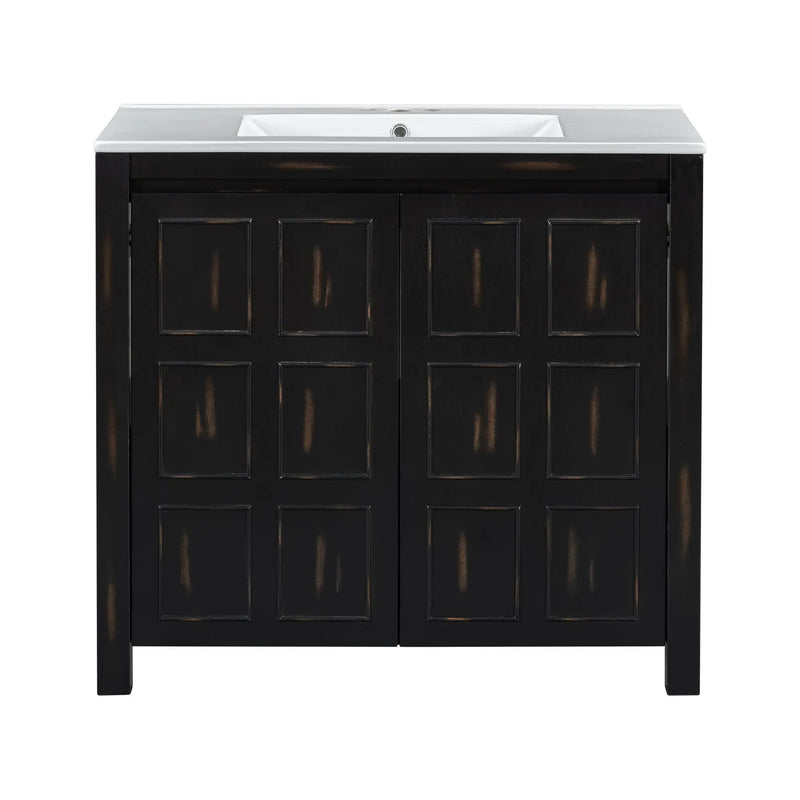 Bathroom Vanity Organizer With Sink, Combo Cabinet Set, Bathroom Storage Cabinet by Unique Piece Furniture