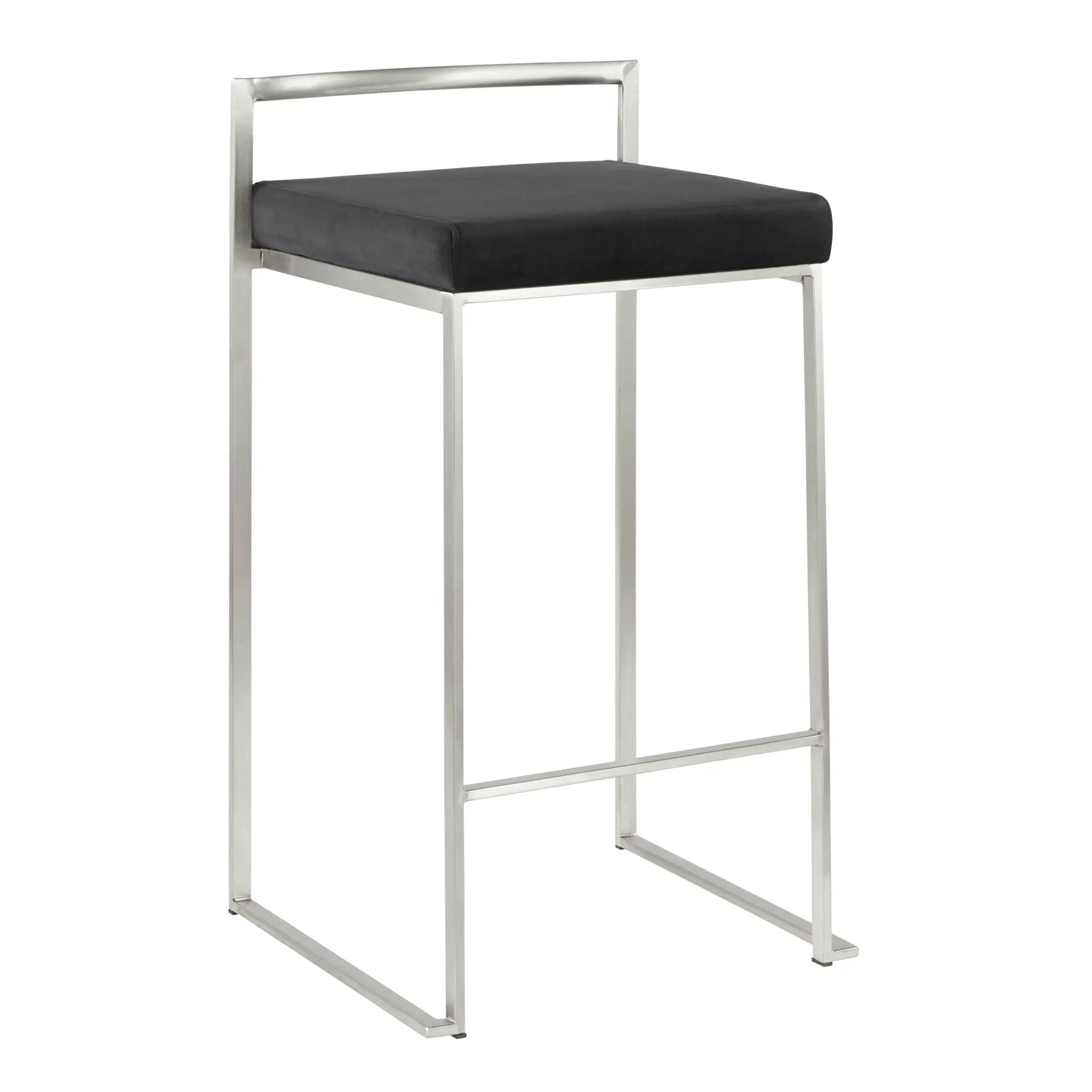 Fuji - Contemporary Elegant Stackable Counter Stool Set by HouseOfZazla