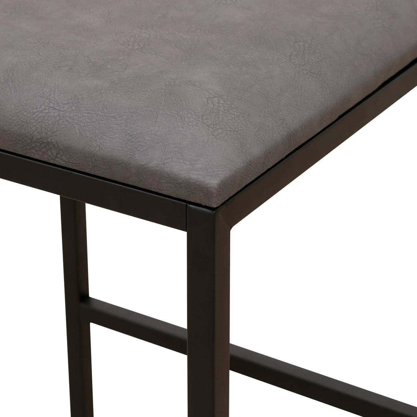 Elegant Bar Stool Set With Backrest And Footrest, Counter Height (Set of 2) by HouseOfZazla