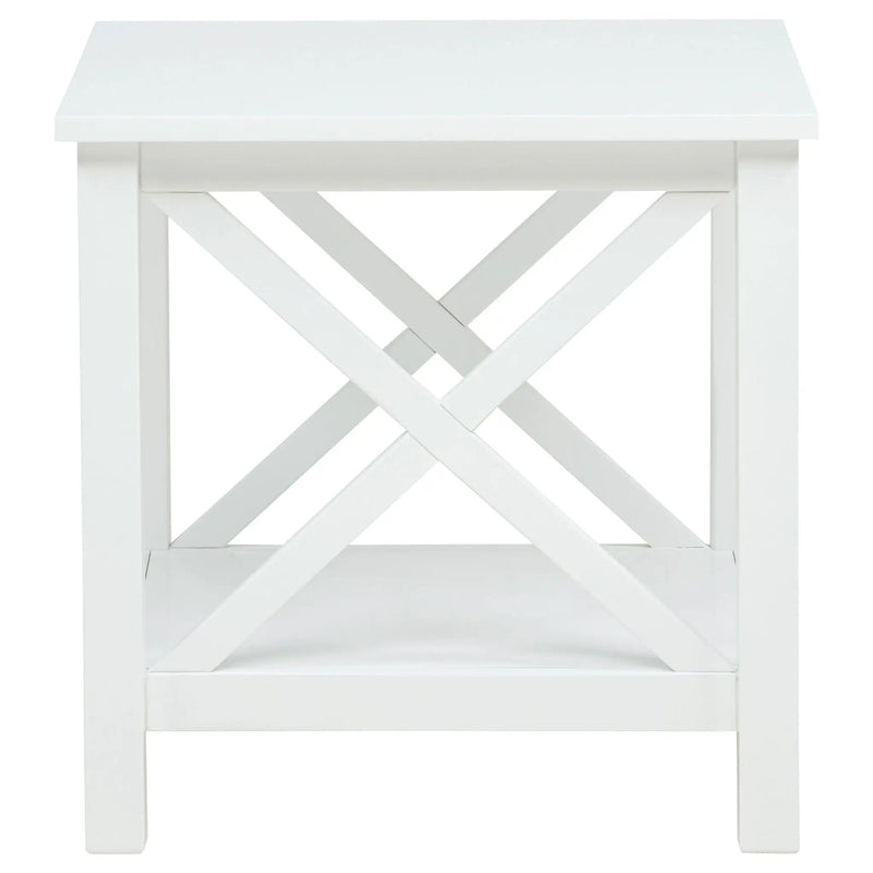 Skyview 2-piece Rectangular Lift Top Coffee Table Set White by Unique Piece Furniture