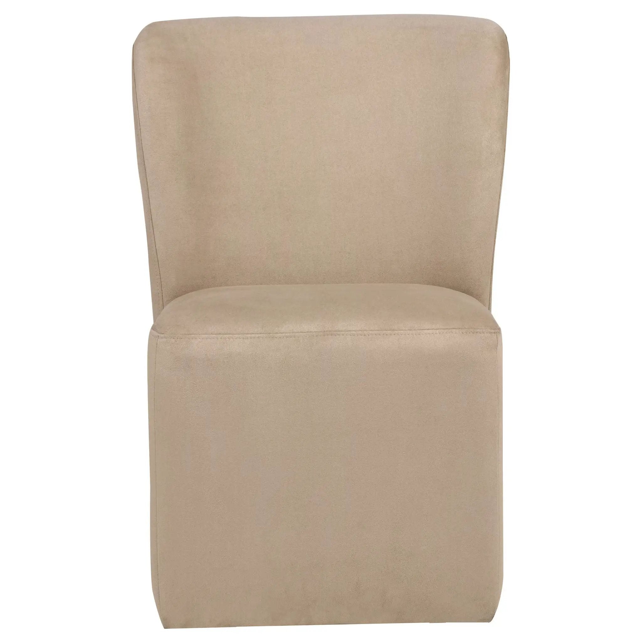 Jaelynn Upholstered Parsons Dining Side Chair Tan (Set of 2) by Unique Piece Furniture