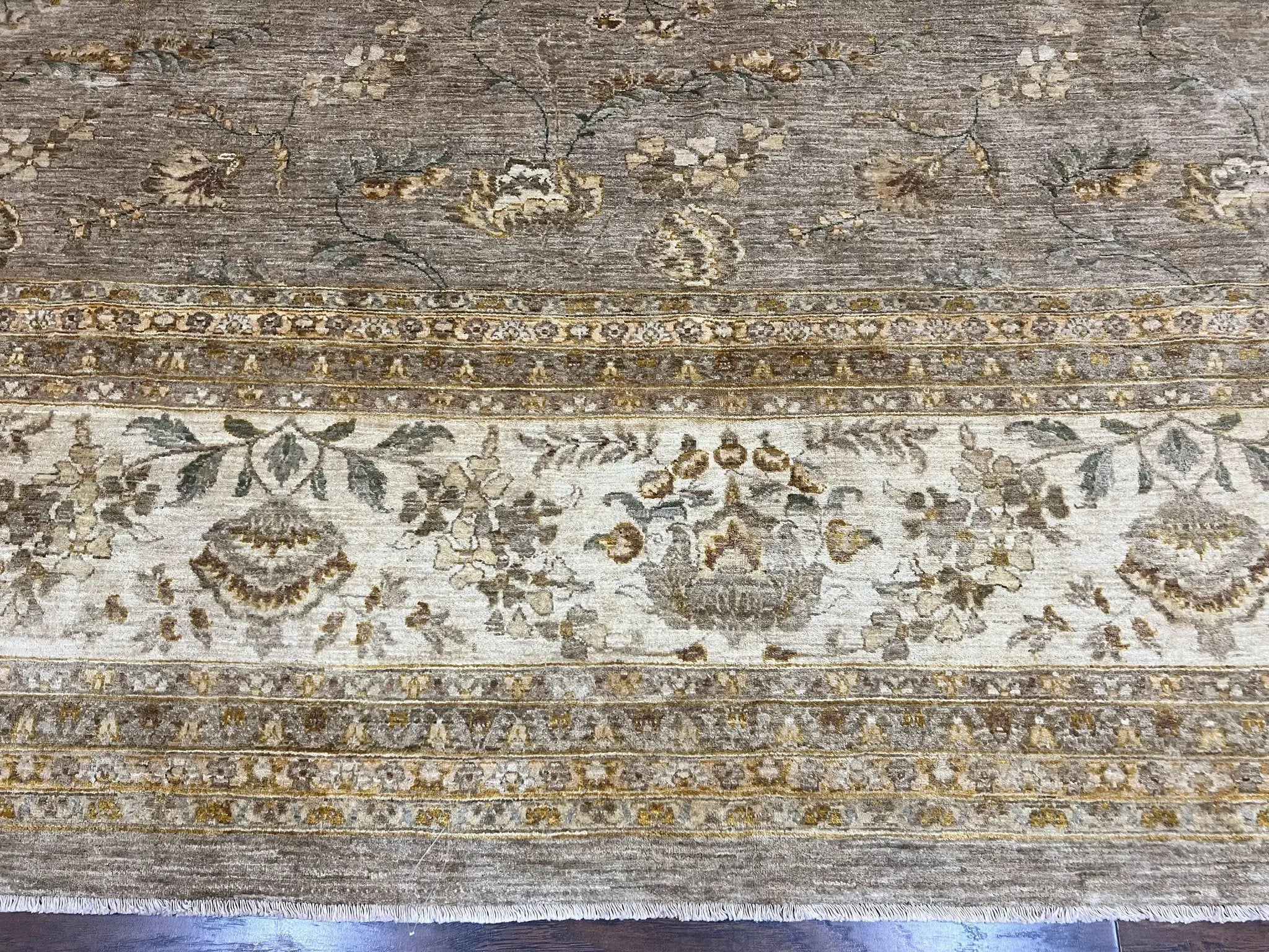 Pak Persian Rug 12x15, Wool Hand Knotted Oriental Floral Carpet, Signed by Master Weaver, 12x15 Large Palace Size Rug by Jewel Rugs