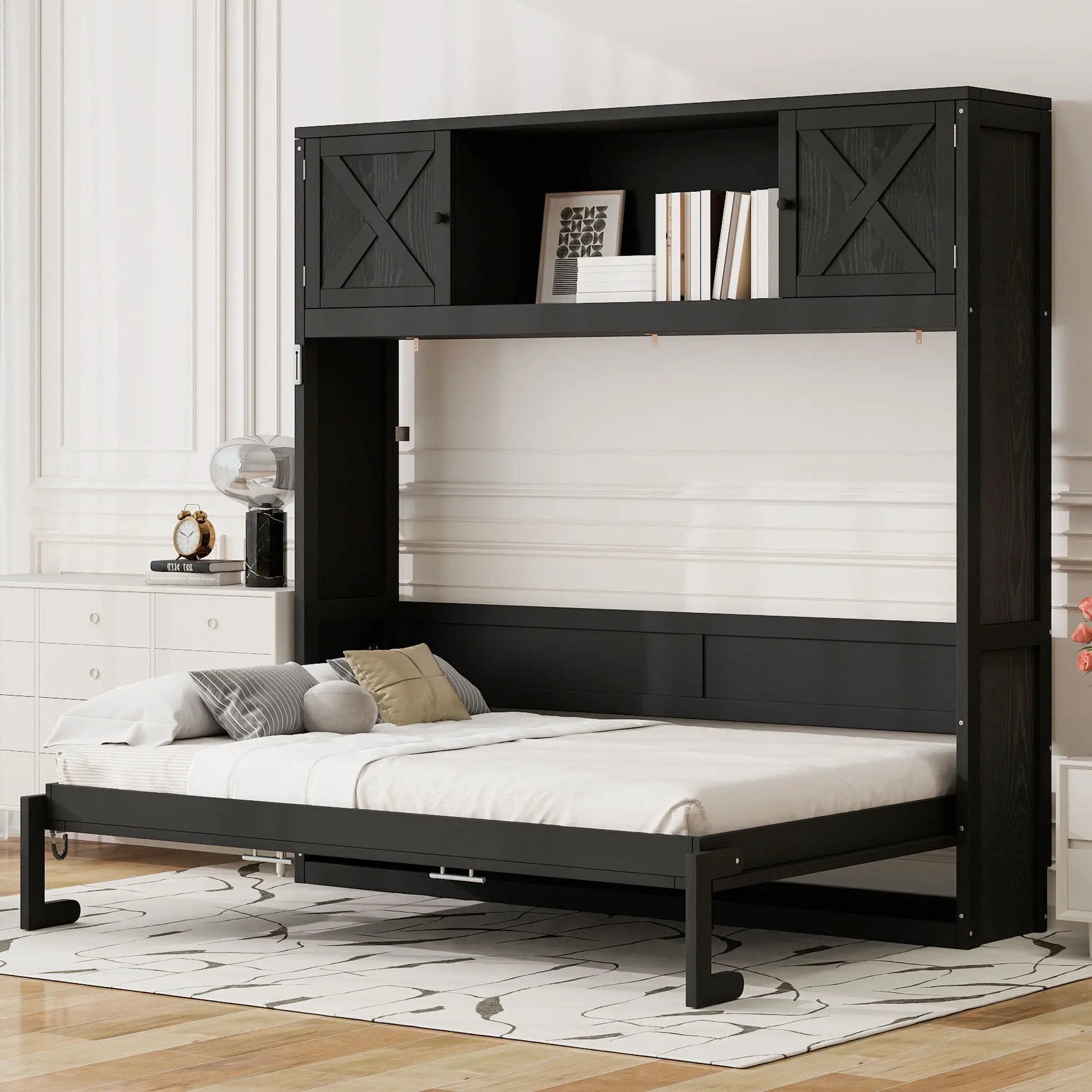Murphy Bed With Storage Cabinets by HouseOfZazla