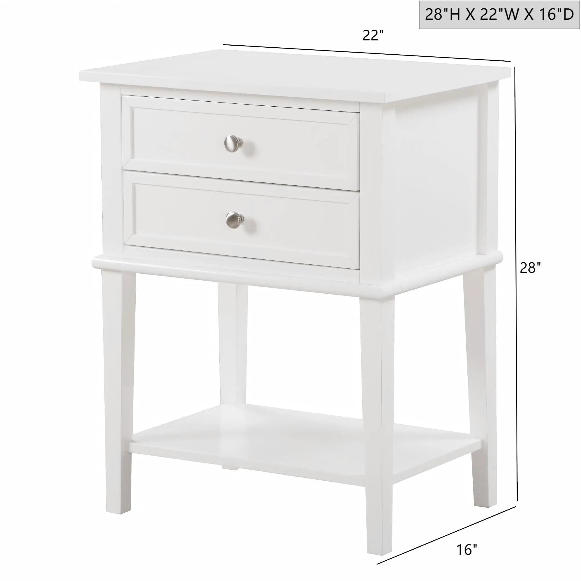 Vibrant Contemporary Nightstand by Unique Piece Furniture